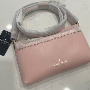 Kate Spade New York Sadie Saffiano Leather Top Zip Crossbody Purse Set
